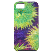 Bright Green Mums iPhone 5 Case