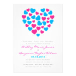 Bright Hearts Wedding Invitation