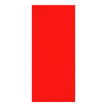 Bright Neon Red Rack Card