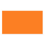 Bright Orange Business Card