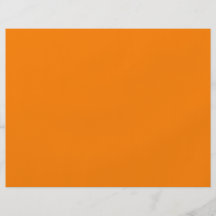 bright orange DIY custom background template Personalized Flyer