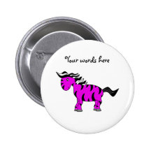 Bright purple zebra pin