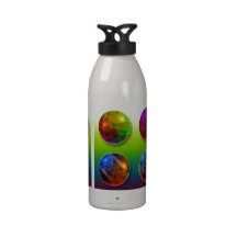 Bright Spheres Reusable Water Bottle