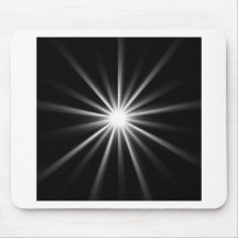 bright star in dark space mousepads