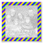 Bright Stripes Frame Photo