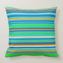 Bright Stripes Pillows