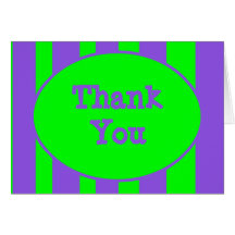 Bright Thank You Stripes Card