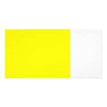 bright yellow DIY custom background template Custom Photo Card