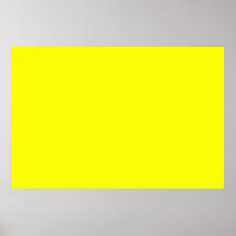 bright yellow DIY custom background template Posters