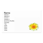 Bright Yellow Flower Business Card