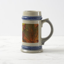 Brightly Colored Fall Leaves Mug