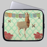 Brilliant Bronze Butterflies & Llama Computer Slee laptop sleeves