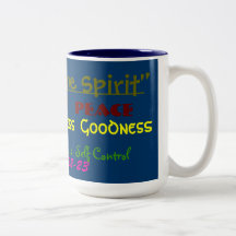 Brilliant mug with Fruit of the spirit verse!