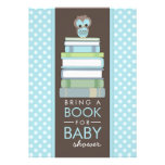 Bring A Book Sweet Owl Baby Shower Invitation