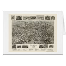 Bristol, TN Panoramic Map - 1912 Card