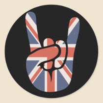 Brit Rock Hand stickers