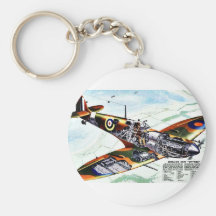 Britain's New Spitfire Key Chain