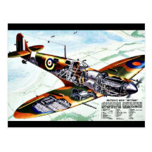 Britain's New Spitfire Postcard