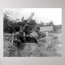 British AA Gun Posters