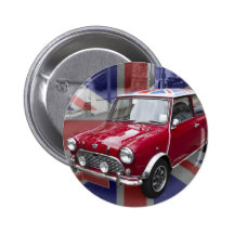 British Classic Mini car Pins