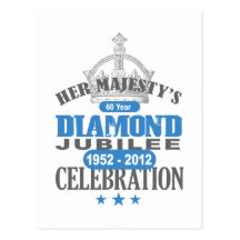 British Diamond Jubilee - Royal Souvenir Post Card