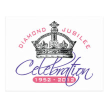 British Diamond Jubilee - Royal Souvenir Postcard