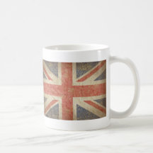 British Flag Distressed Coffee Mug