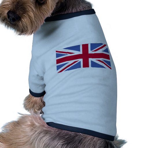 BRITISH FLAG DOG TSHIRT