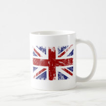 British Flag Punk Grunge Coffee Mug
