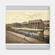 British Museum, London, England rare Photochrom Fridge Magnets