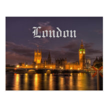 British Parliament in London Postcard