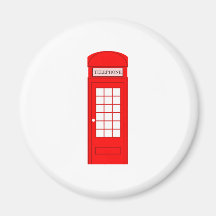 British Phone Booth Fridge Magnets