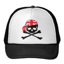 British Pirate Trucker Hat