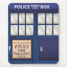 British Police Box Mousepad