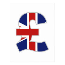 British Pound Postcard