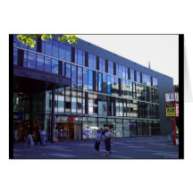 British Shopping Mall Greeting Card