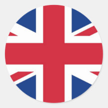 British - UK - Great Britain - Union Jack flag Sticker