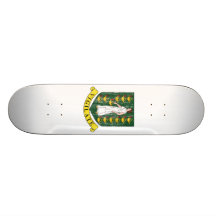 British Virgin Islands Coat Of Arms Skate Board