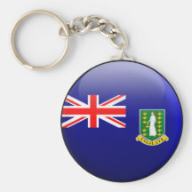 British Virgin Islands Flag Keychains