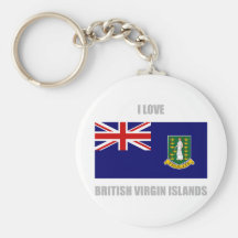 British Virgin Islands Keychain