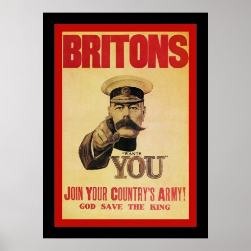 Britons ~ Join Your Country's Army! Print
