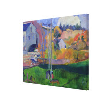 Brittany Landscape: the David Mill, 1894 Gallery Wrapped Canvas