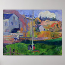 Brittany Landscape: the David Mill, 1894 Posters
