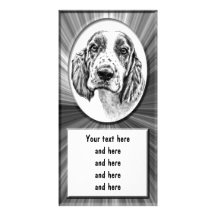 Brittany Spaniel Custom Photo Card