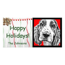 Brittany Spaniel Photo Card