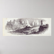 Broad-street, New York, after the recent fire Poster