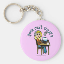 Broadcaster (Blonde) Keychains