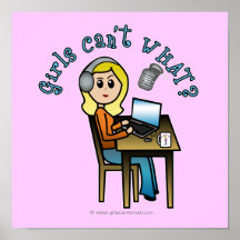 Broadcaster (Blonde) Print