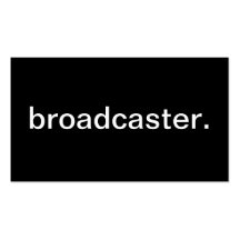 Broadcaster Business Card