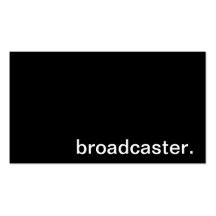 Broadcaster Business Card